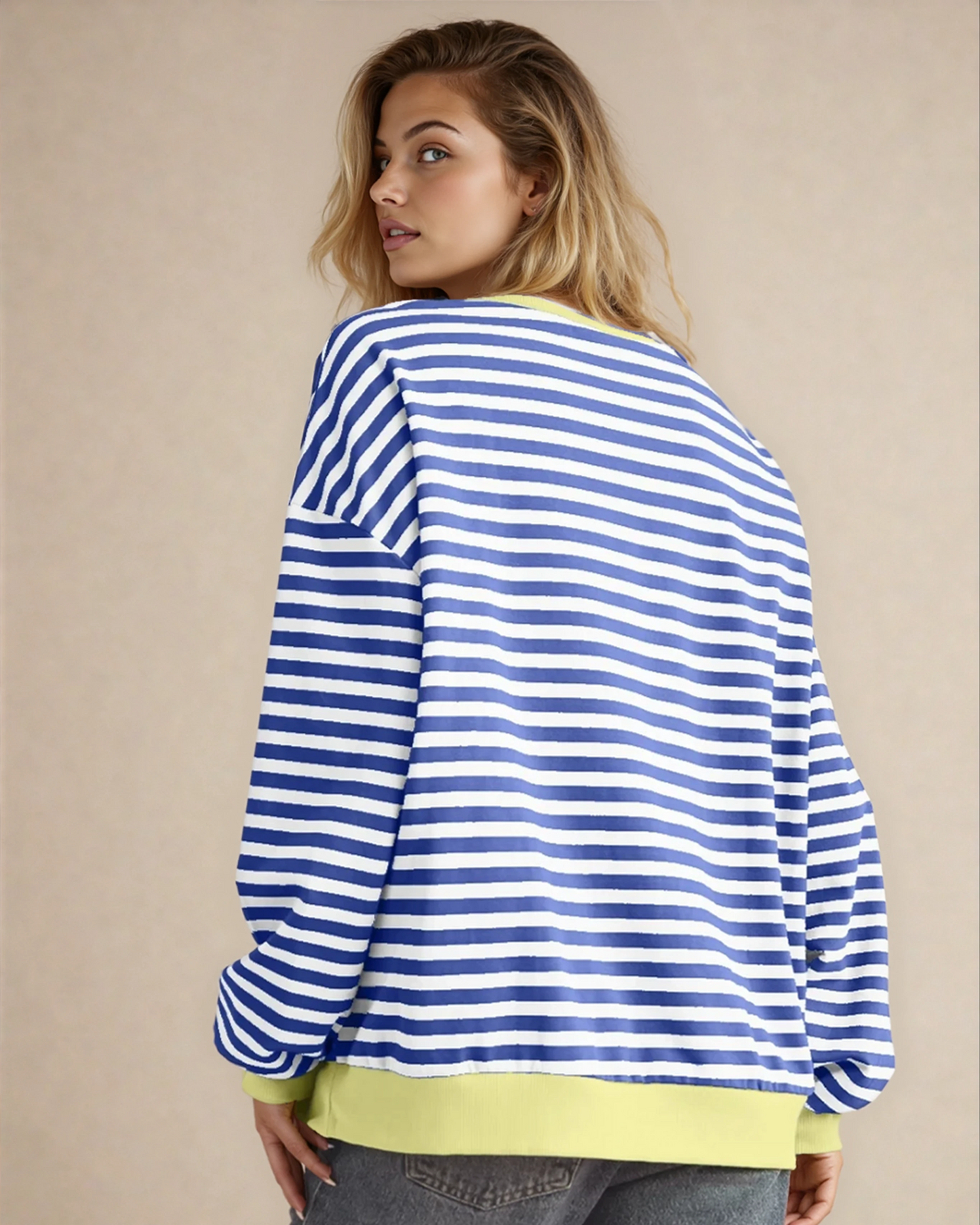 Cameron Oversized Pullover - Royal