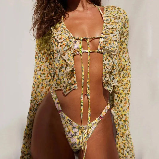 Sexikinis Swim Premium Shannon Three Piece Swimsuit for Stylish Beach Days - Premium Quality General | Fast Shipping & Returns