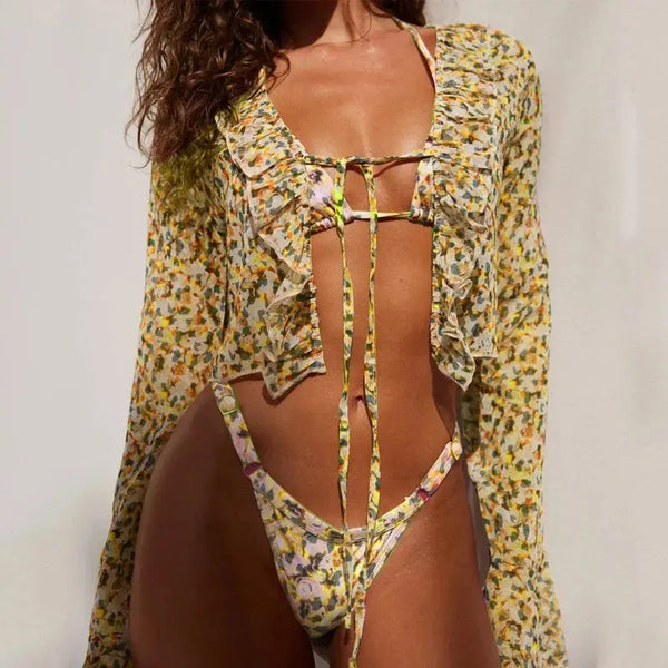 Sexikinis Swim Premium Shannon Three Piece Swimsuit for Stylish Beach Days - Premium Quality General | Fast Shipping & Returns