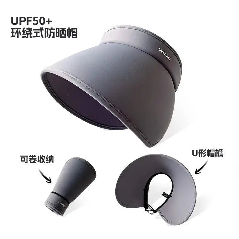 Sexikinis Swim Wide Brim Sun Visor Women's Summer Hat - UV Protection