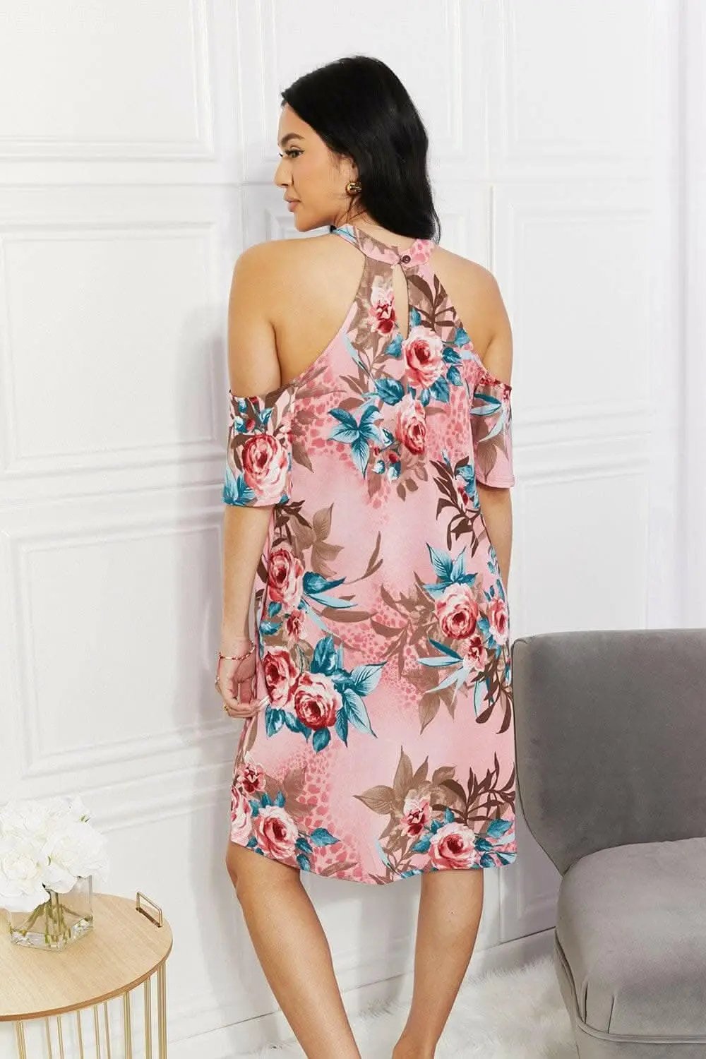 Trendsi Sew In Love cold-shoulder dress