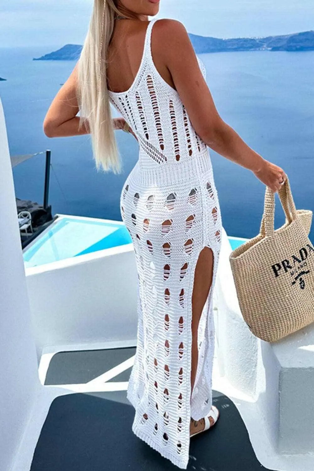 Trendsi just arrived - Sheer sleeveless tunic cover-up