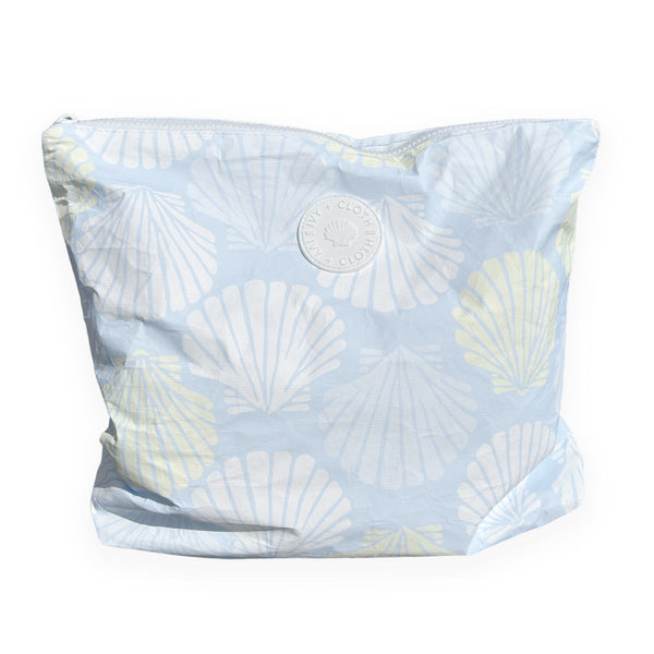 Summer Shells Large Water Resistant Pouch