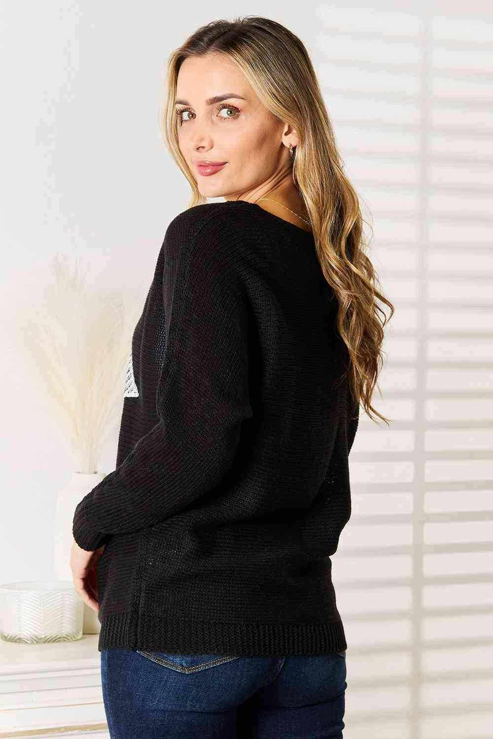 Sweater - Shimmering Sequin - Dolman