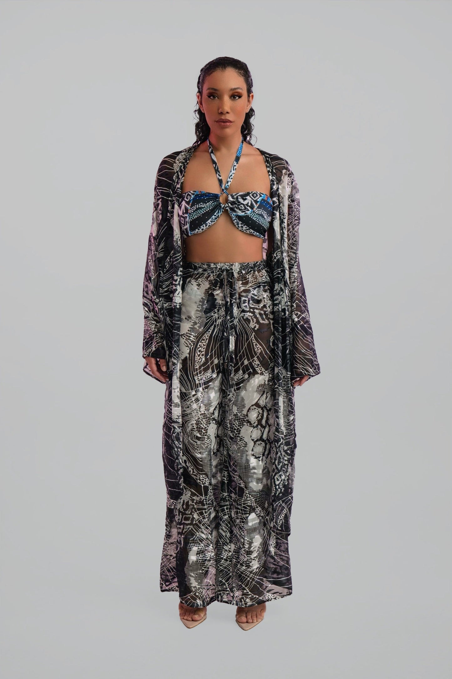 Sina Silk Cover-Up Top