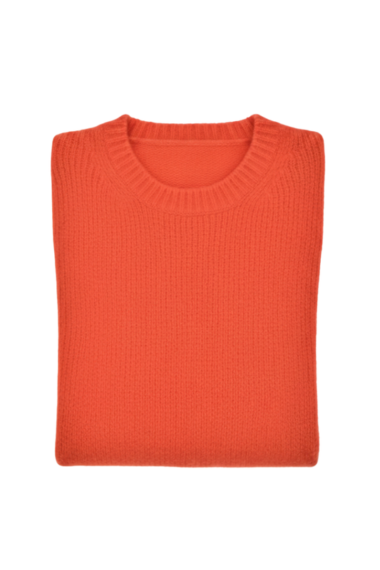 Fedeli Wool-Cashmere Crew Neck Sweater