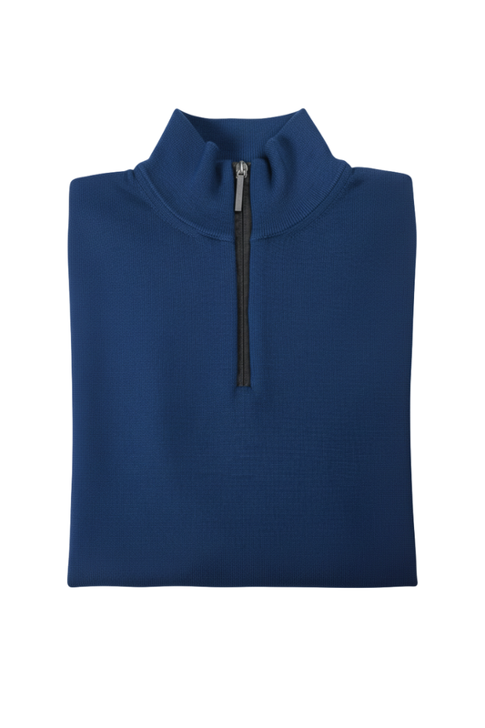 Manrico Cashmere Quarter-Zip Mock Neck Sweater