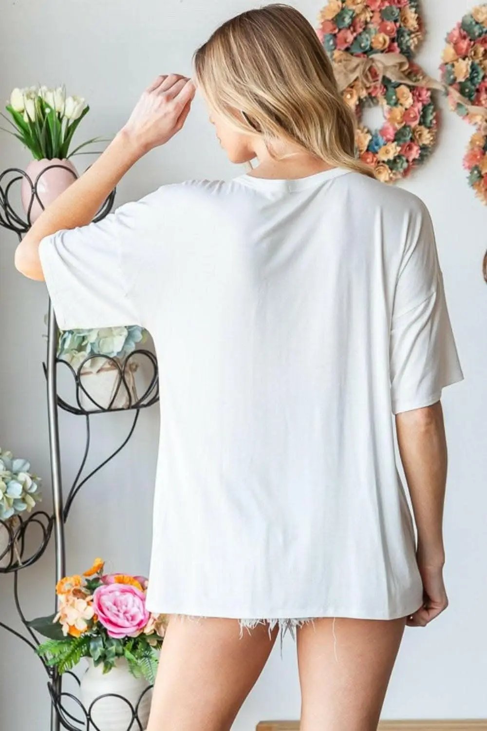 Trendsi Starlight Graphic Tee Women's Casual Short Sleeve T-Shirt - Chic Patch