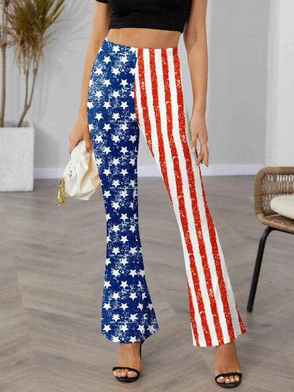 Trendsi just arrived - Starry high rise bootcut trousers