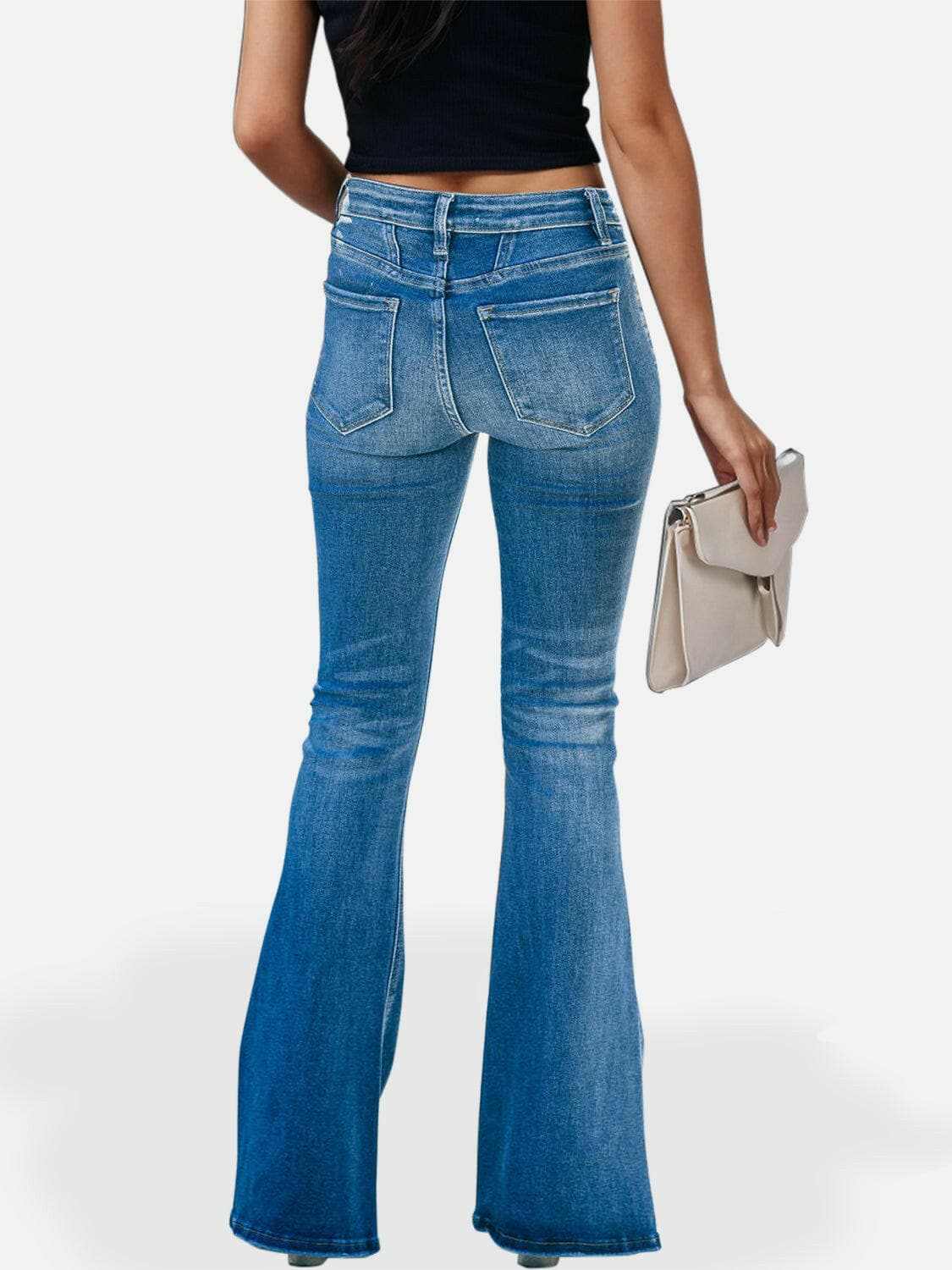 Trendsi Jeans & Denim - Stylish bootcut jeans with pockets