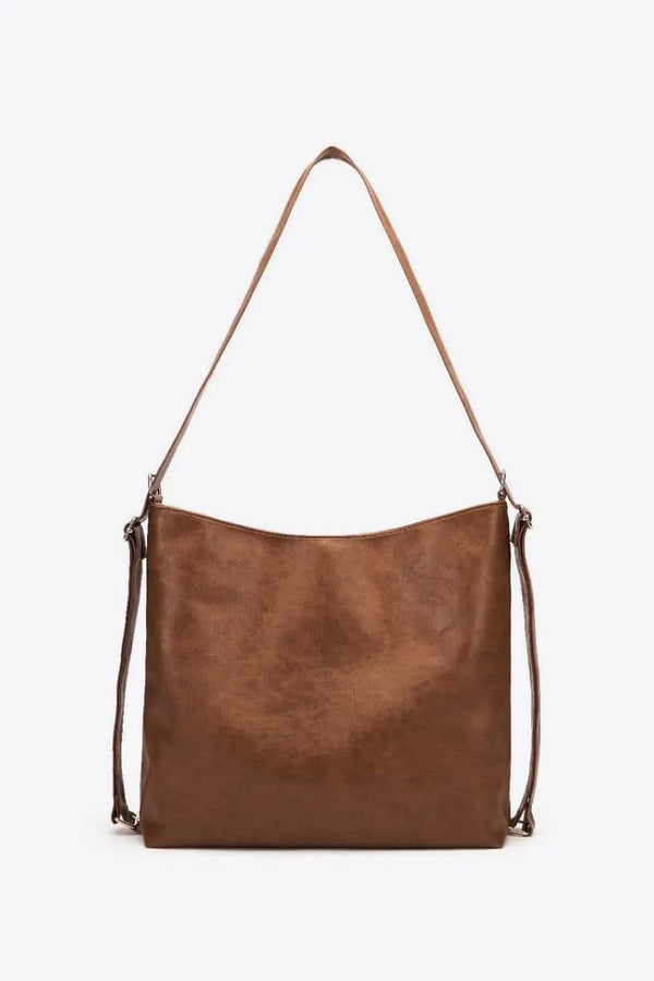 Trendsi Stylish large PU leather crossbody bag