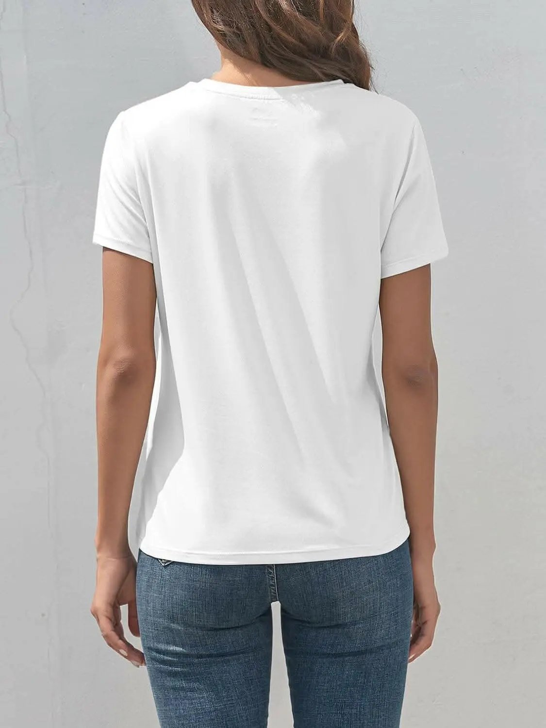 Trendsi graphic - Trendsi Stylish letter print tee - comfy fit