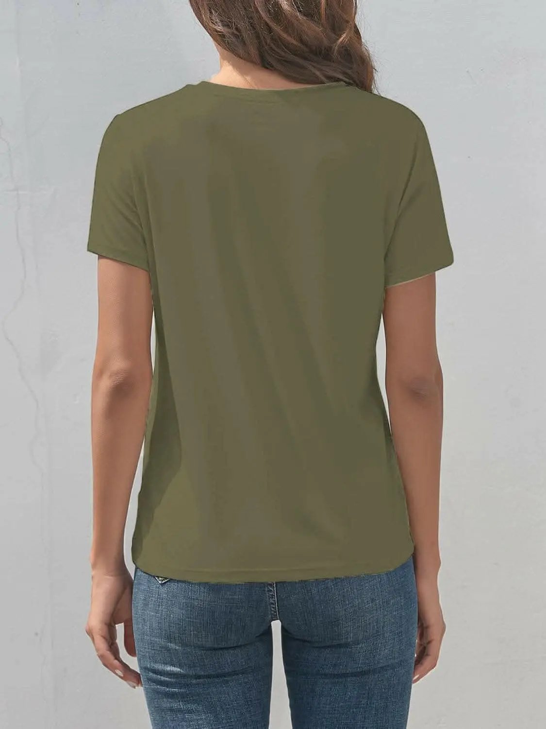 Trendsi graphic - Trendsi Stylish letter print tee - comfy fit