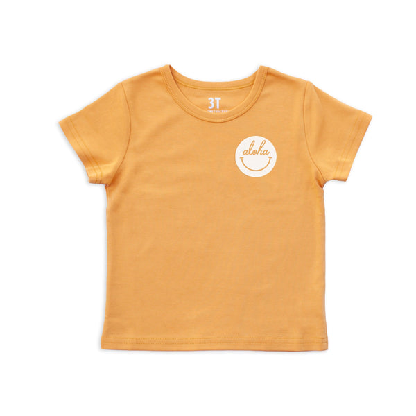 Aloha Cursive Smile Kids Tee