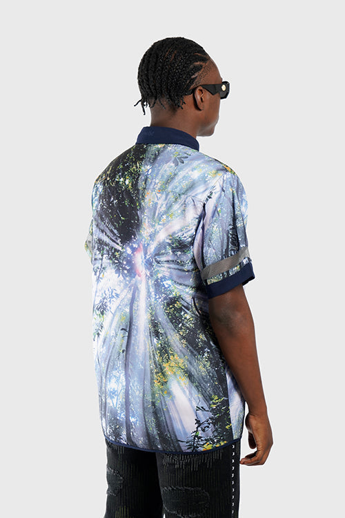 Lost in Paradise Short-sleeve Button-up Shirt