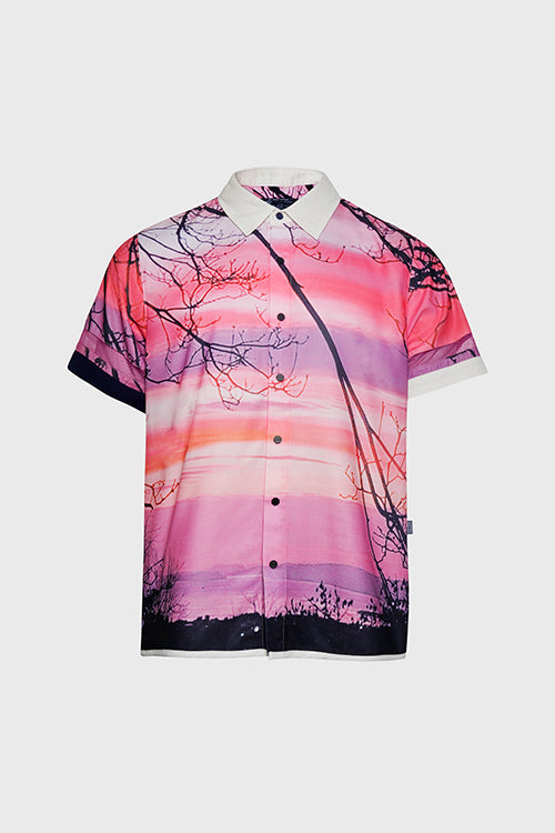 Lost in Paradise Short-sleeve Button-up Shirt