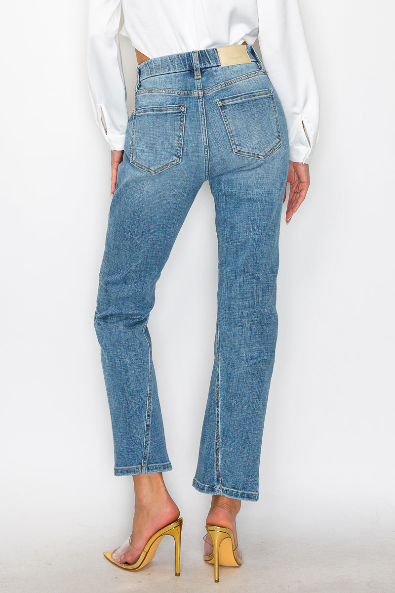 Catherine Tummy Control High Rise Straight Jeans
