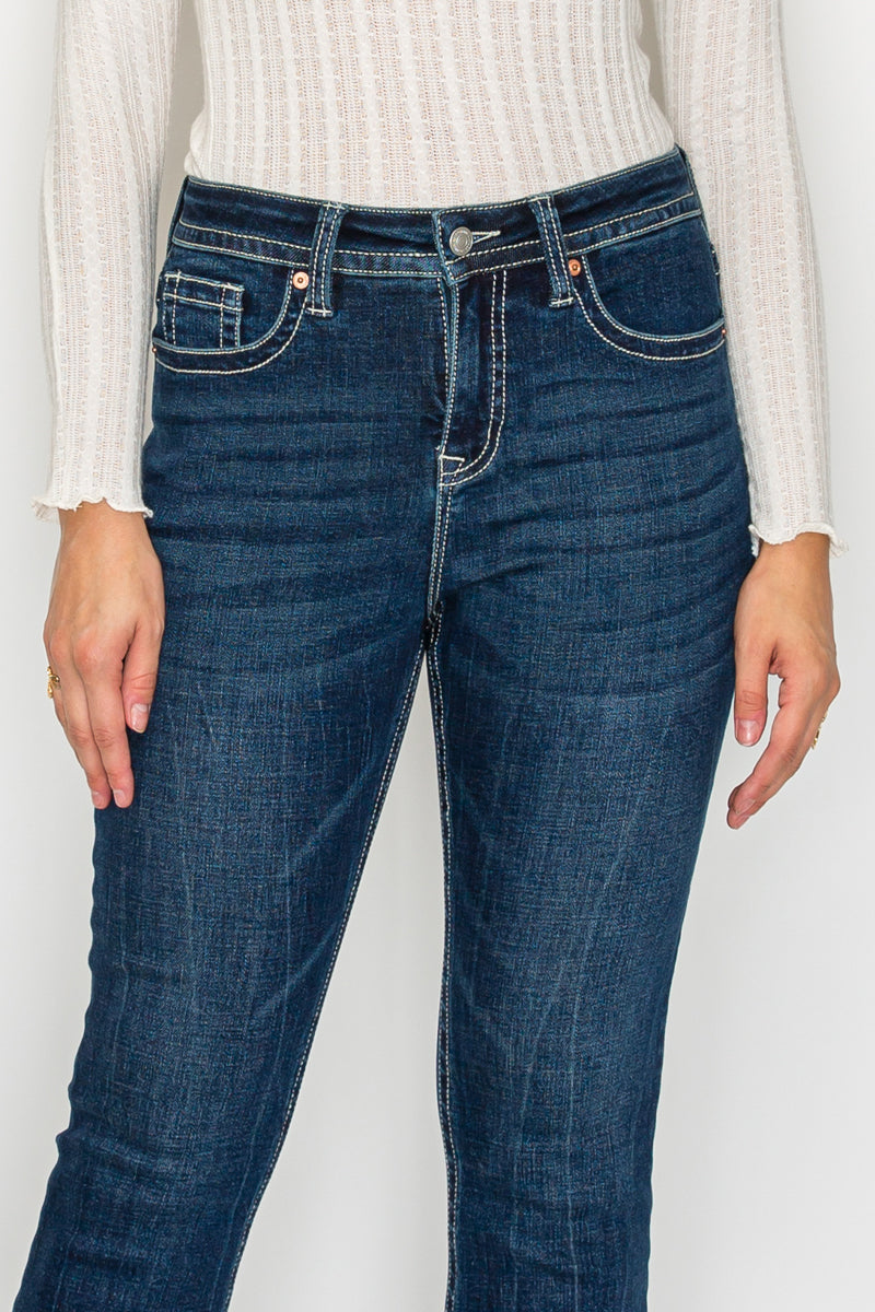 Stevie TUMMY CONTROL HIGH RISE SLIM FLARE JEANS  *Signature*