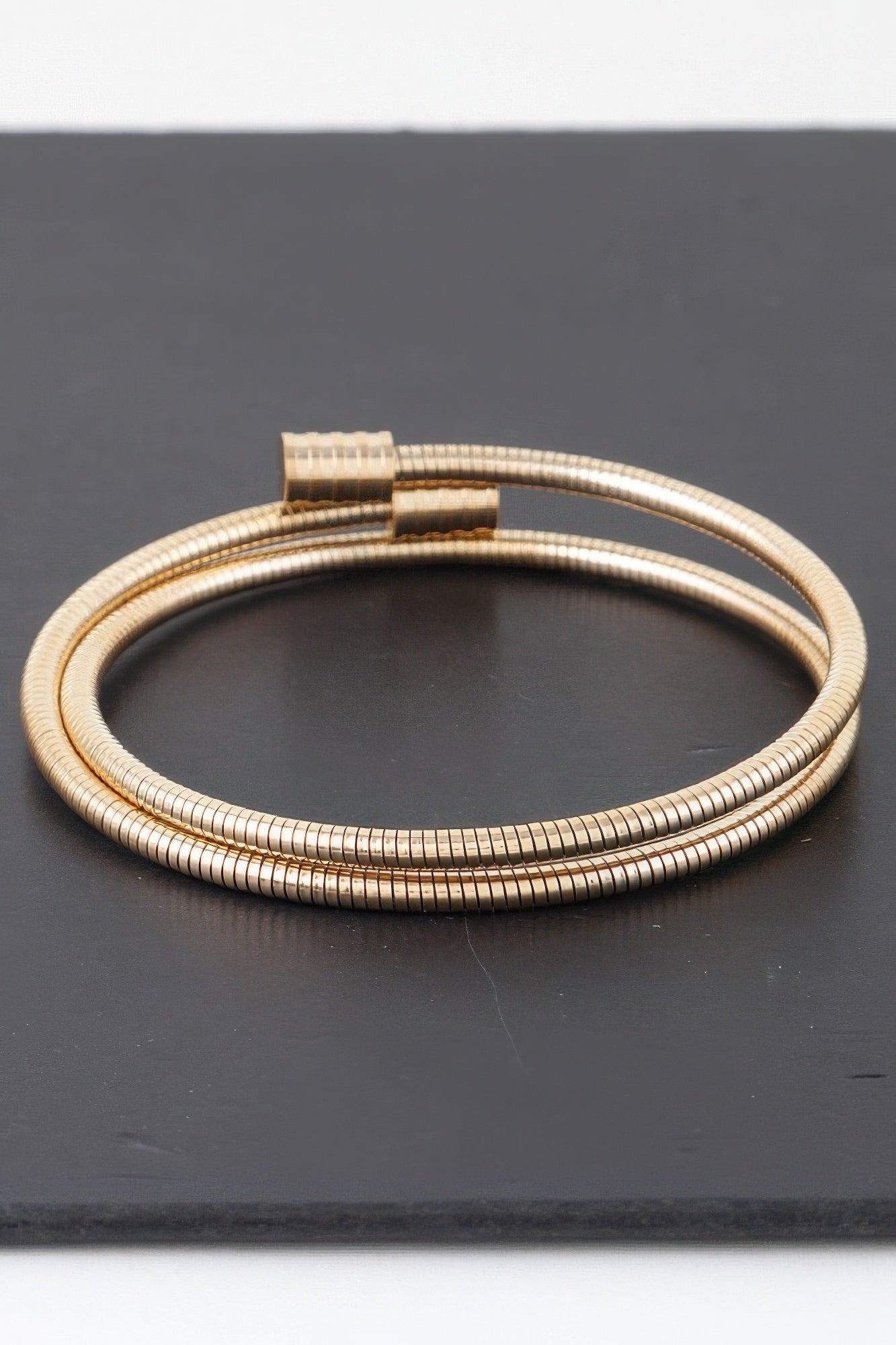 THE HIGHLINE Coil Wrapped Statement Bracelet: BYMANYC ® New York