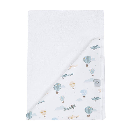 Little Airplanes Pima Hooded Towel