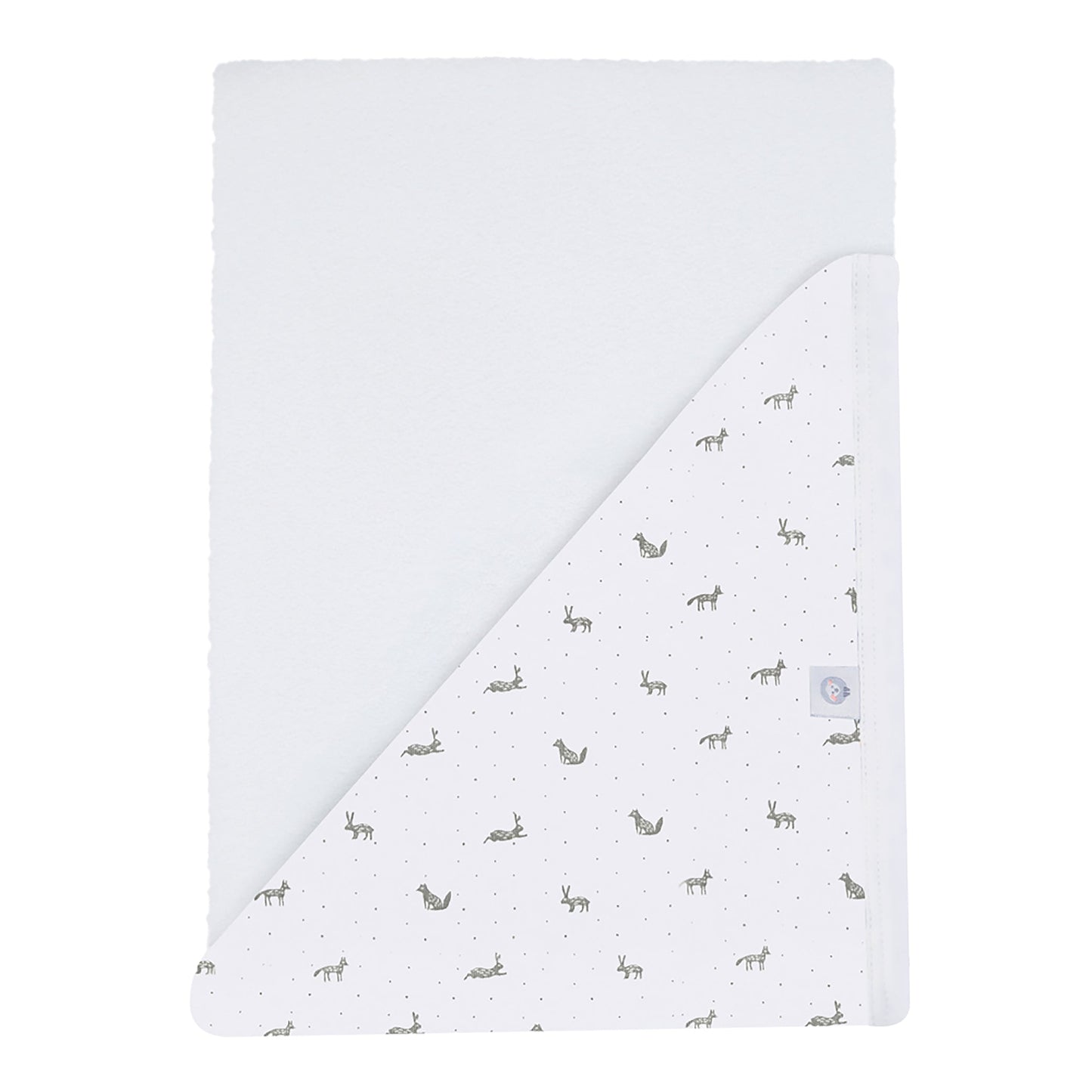 Little Gray Rabbit Pima Hooded Towel
