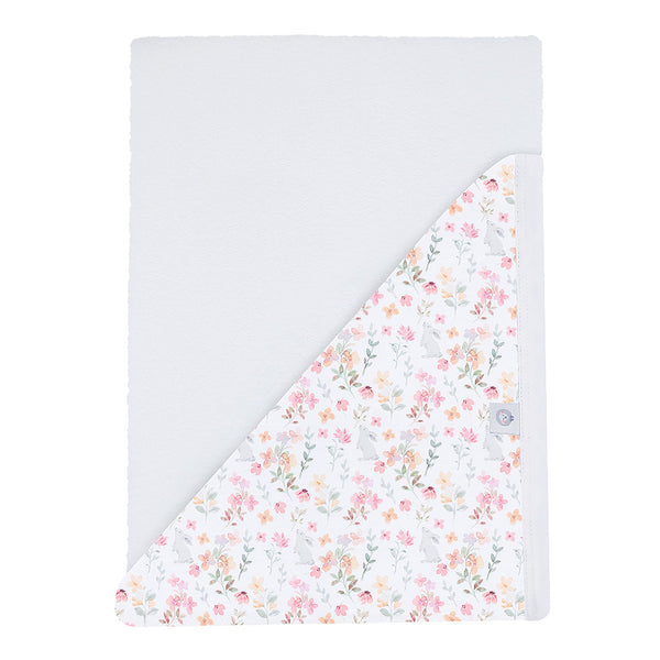 Winter Flowers Pima Hooded Towel