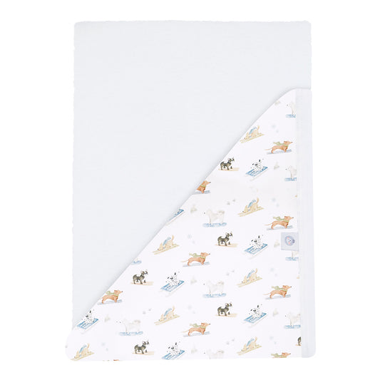 Ski Pups Boy Pima Hooded Towel