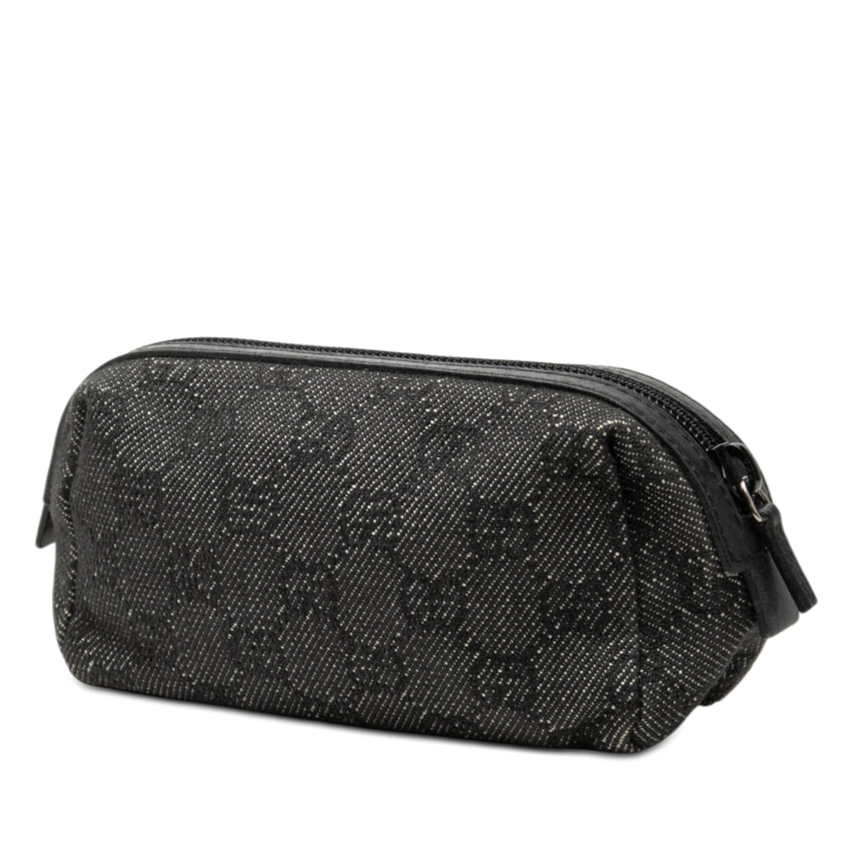 Cosmetic Pouch GG Denim Grey (Pre-Owned)