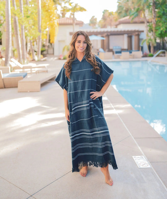 Surf Poncho - Terry Turkish Towel - Del Mar Beach