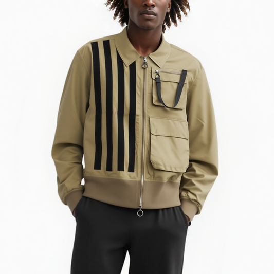 Konus Men's Bellow Flap Pockets jacket in Khaki