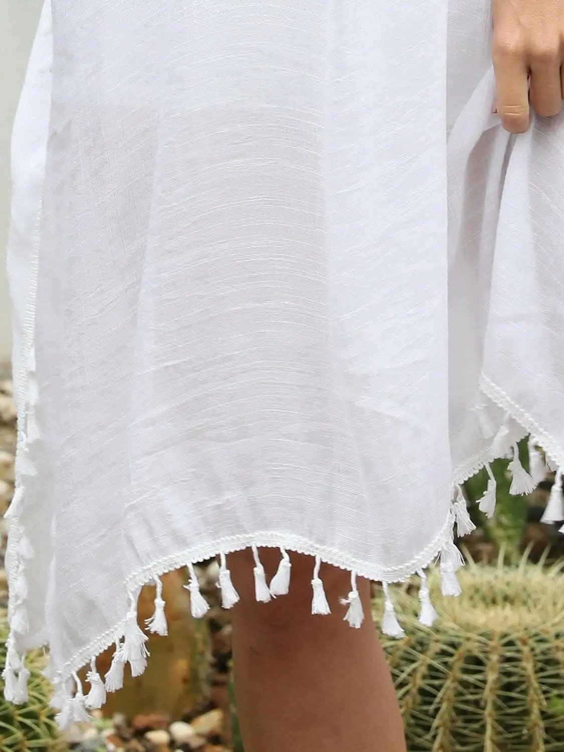 Trendsi just arrived - Tassel sheer beach cover-up