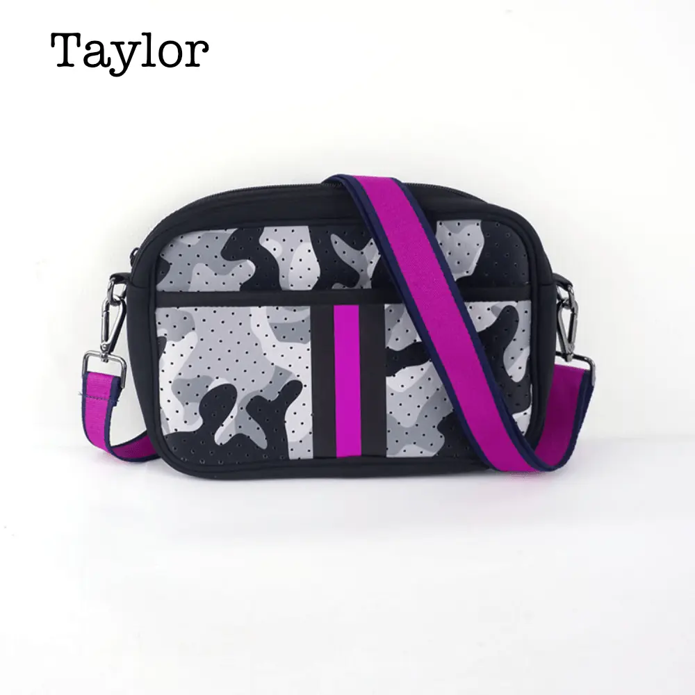 Neoprene Crossbody Bag - Lightweight & Compact - Women's Travel