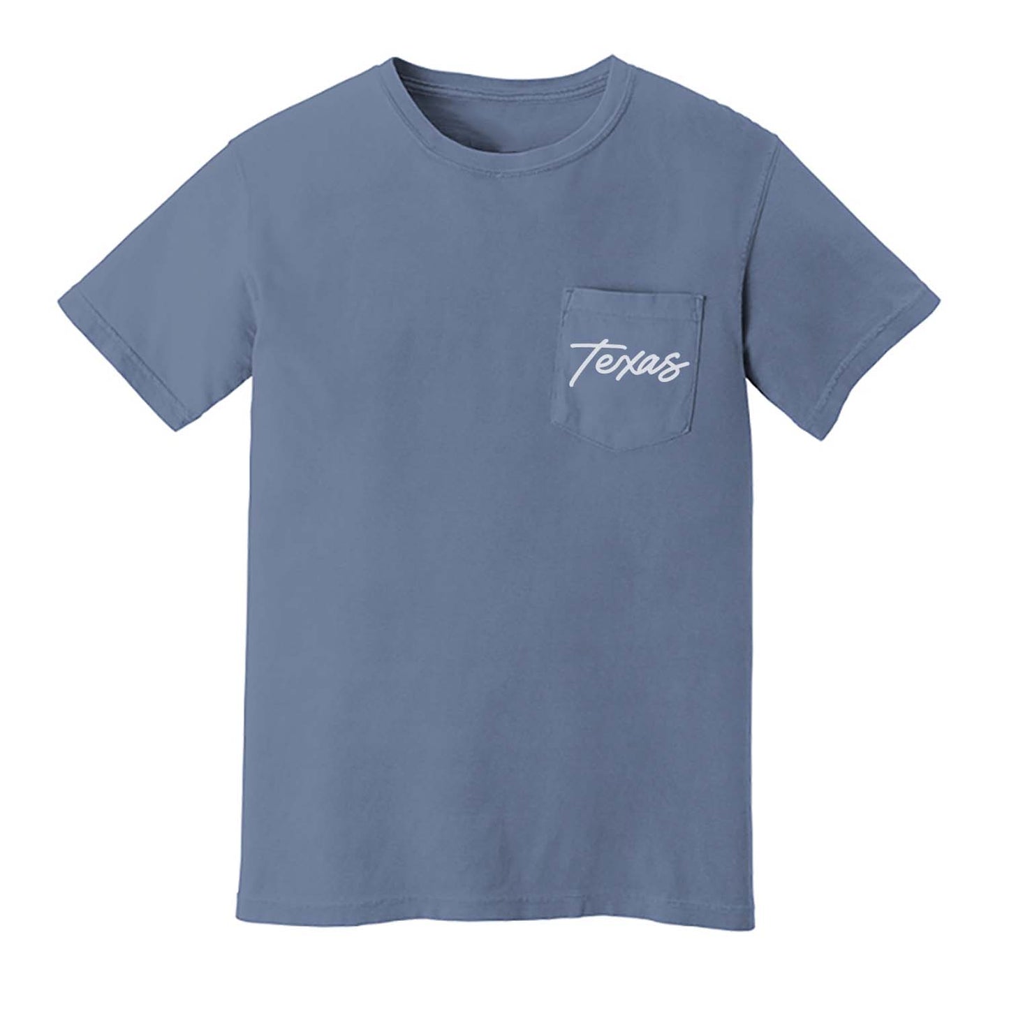 Texas Cursive Pocket Tee