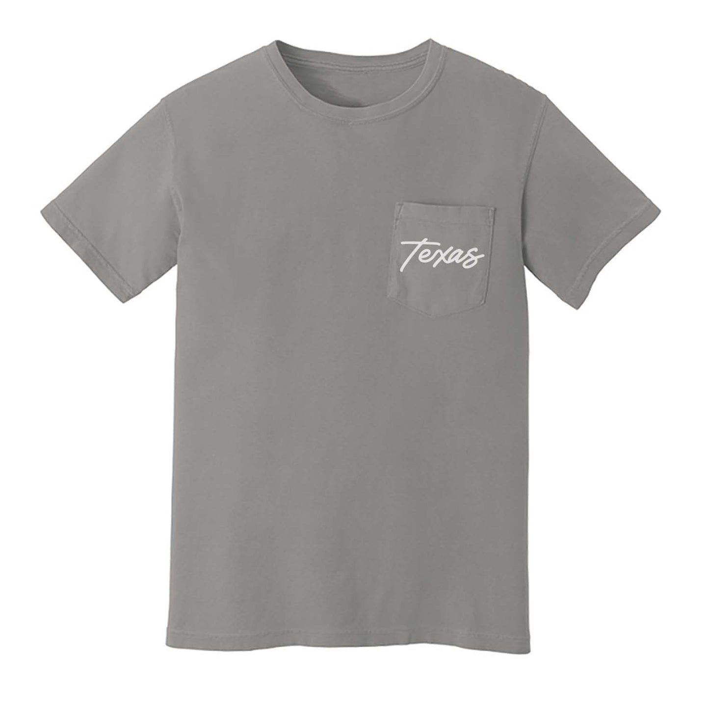 Texas Cursive Pocket Tee