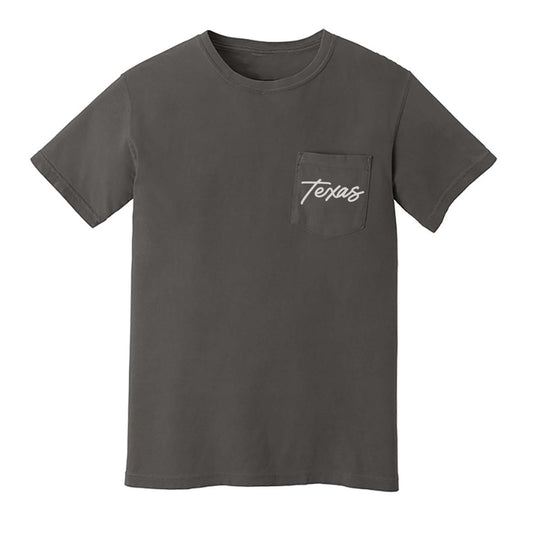 Texas Cursive Pocket Tee