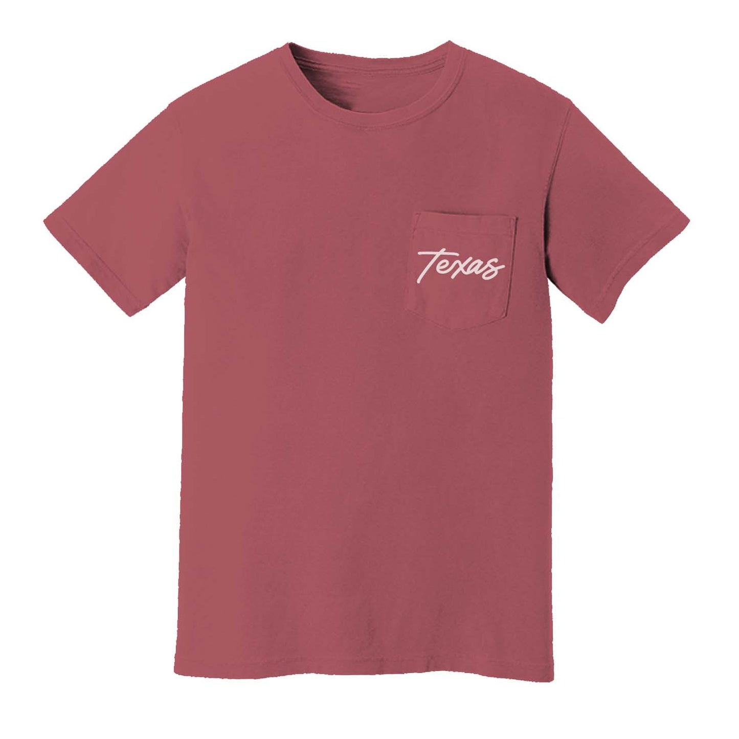 Texas Cursive Pocket Tee