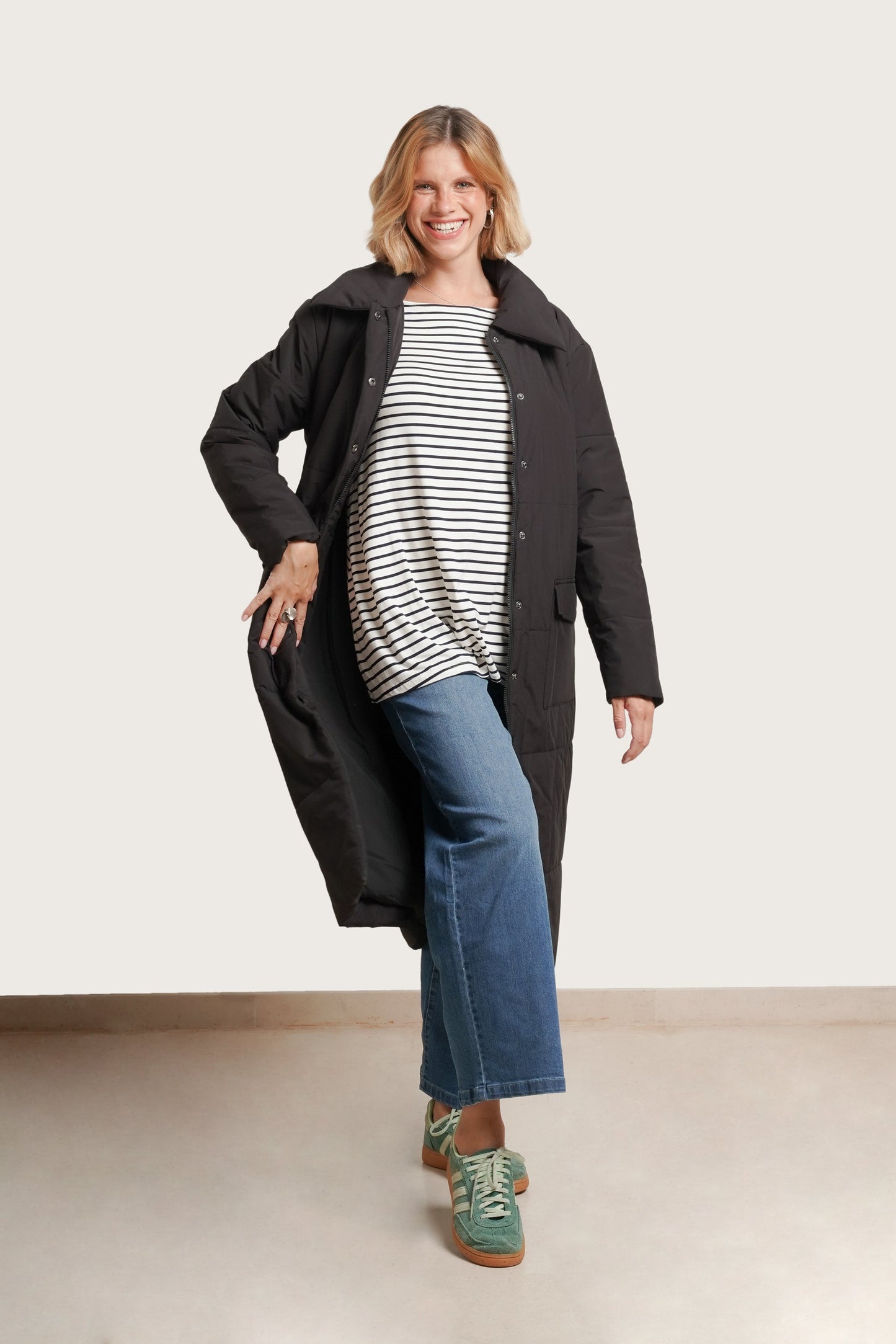 Slouch Under the Belly Denim