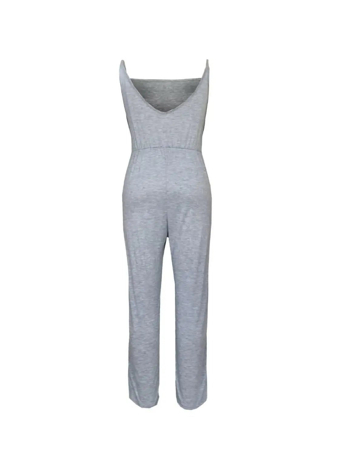 Trendsi just arrived - Tied strap square neck jumpsuit