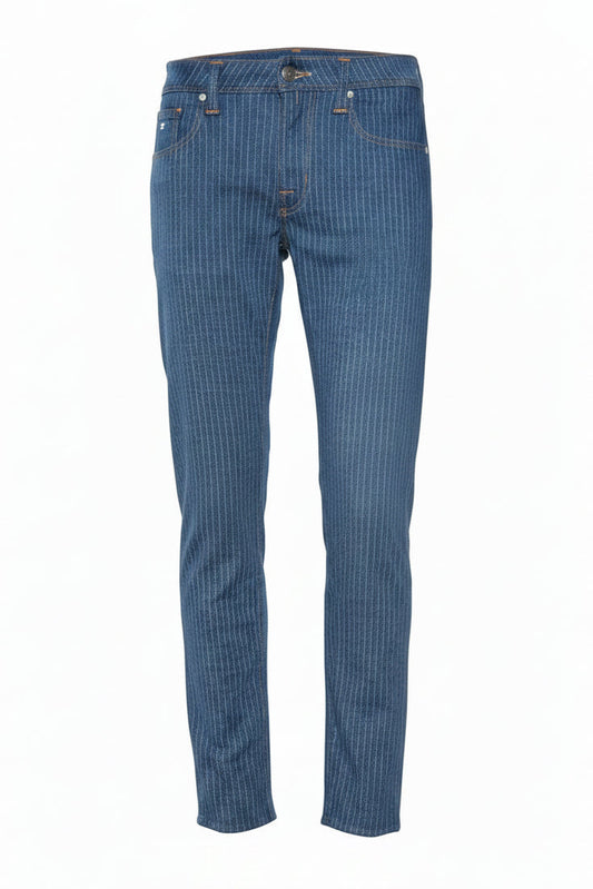 Tramarossa Pinstripe Cotton Super Stretch Pants