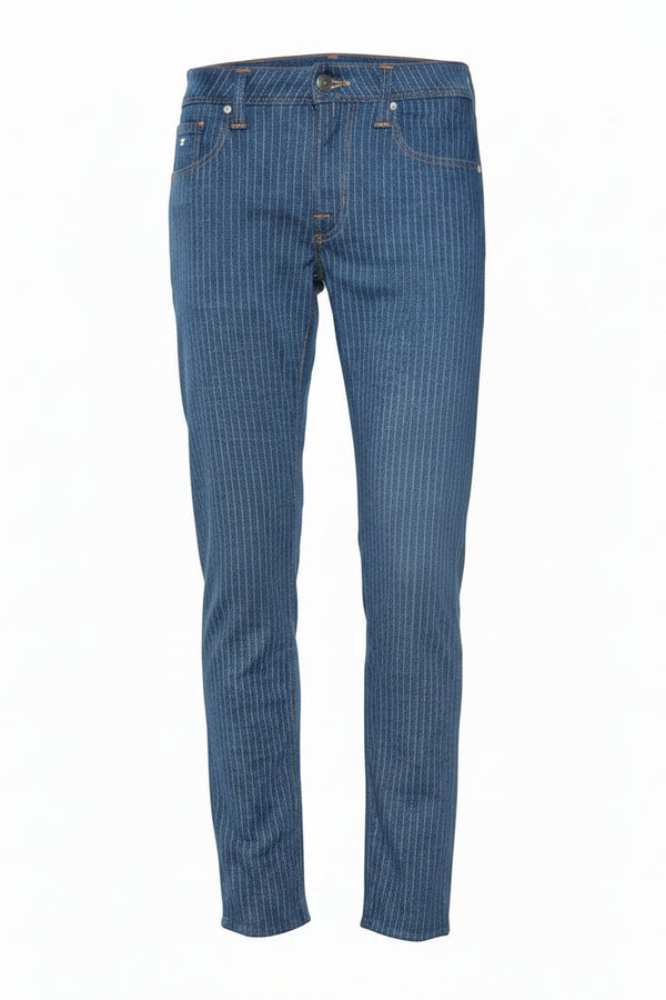 Tramarossa Pinstripe Cotton Super Stretch Pants