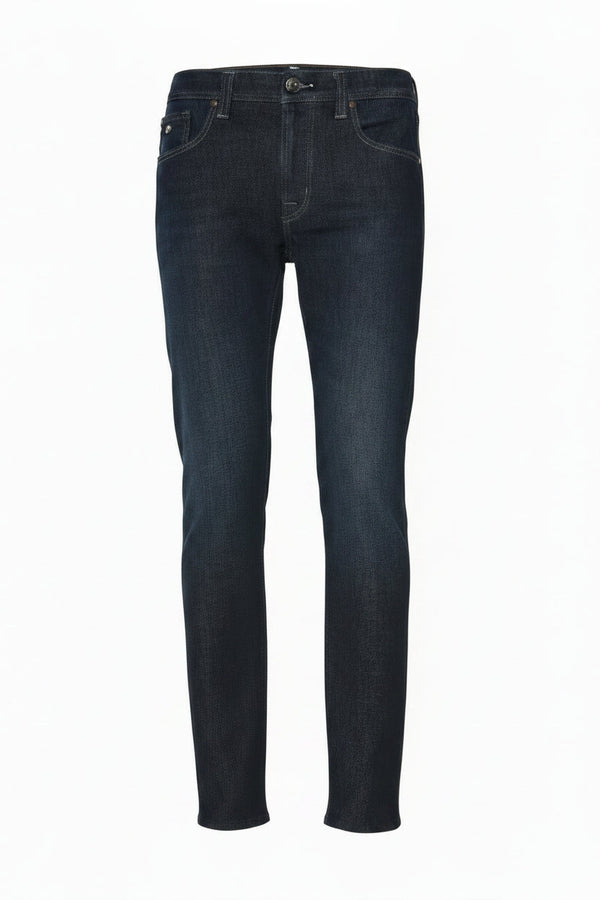 Tramarossa Solid Dark Denim Jeans