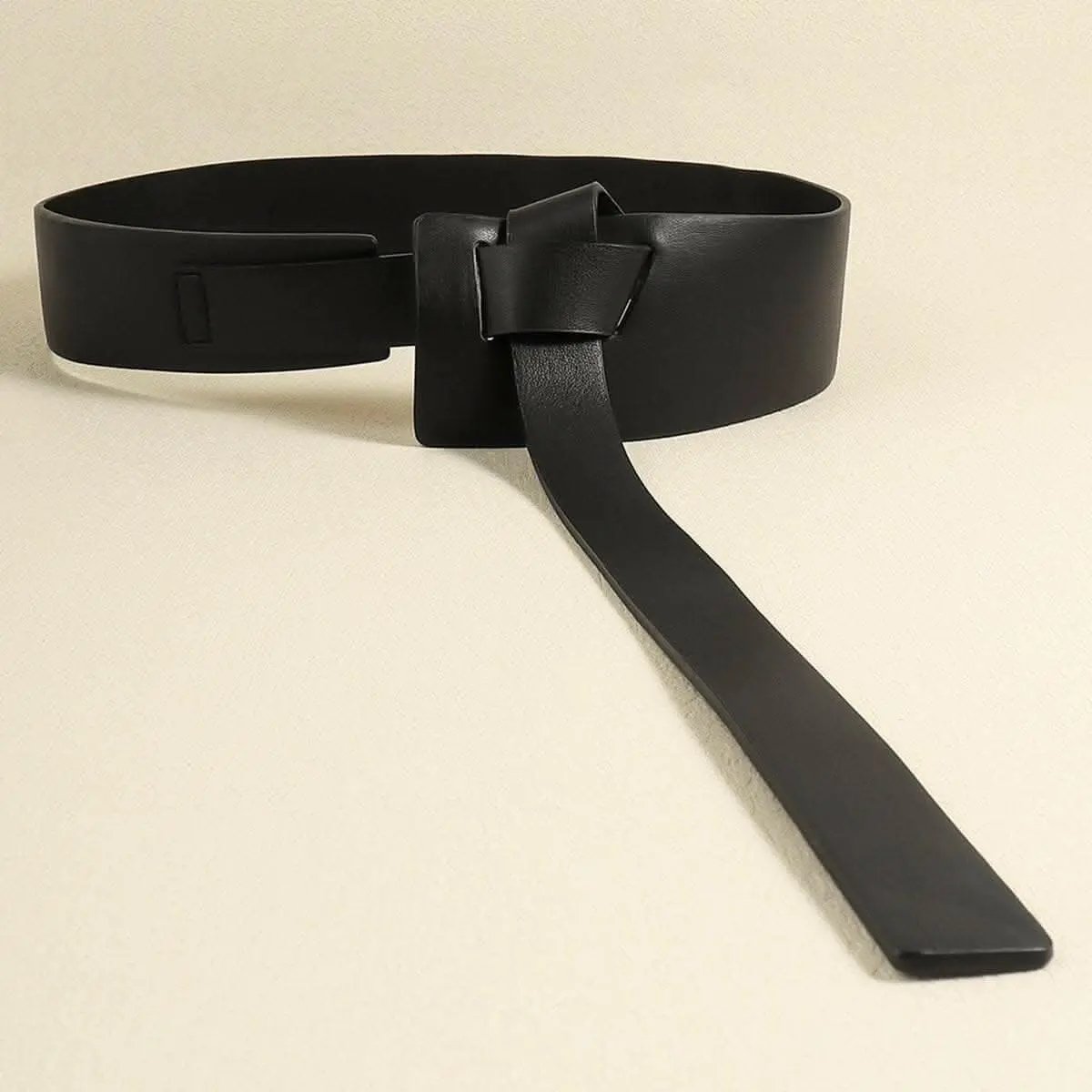 Trendsi Shoes - Trendy adjustable knot pu belt