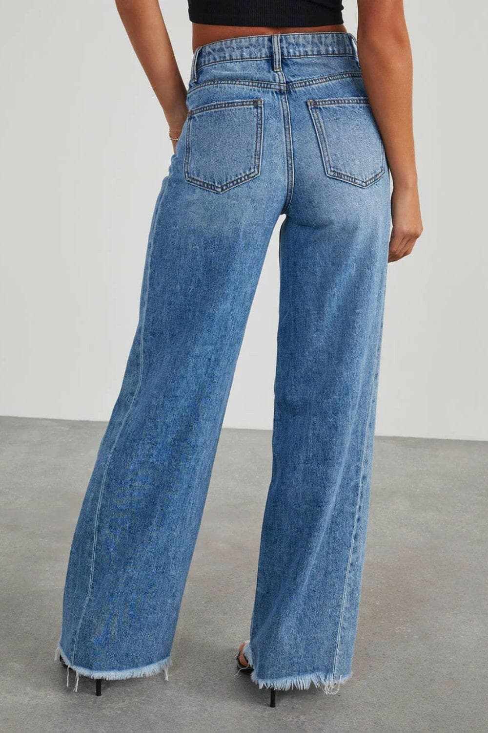 Trendsi Trendy wide leg jeans with pockets