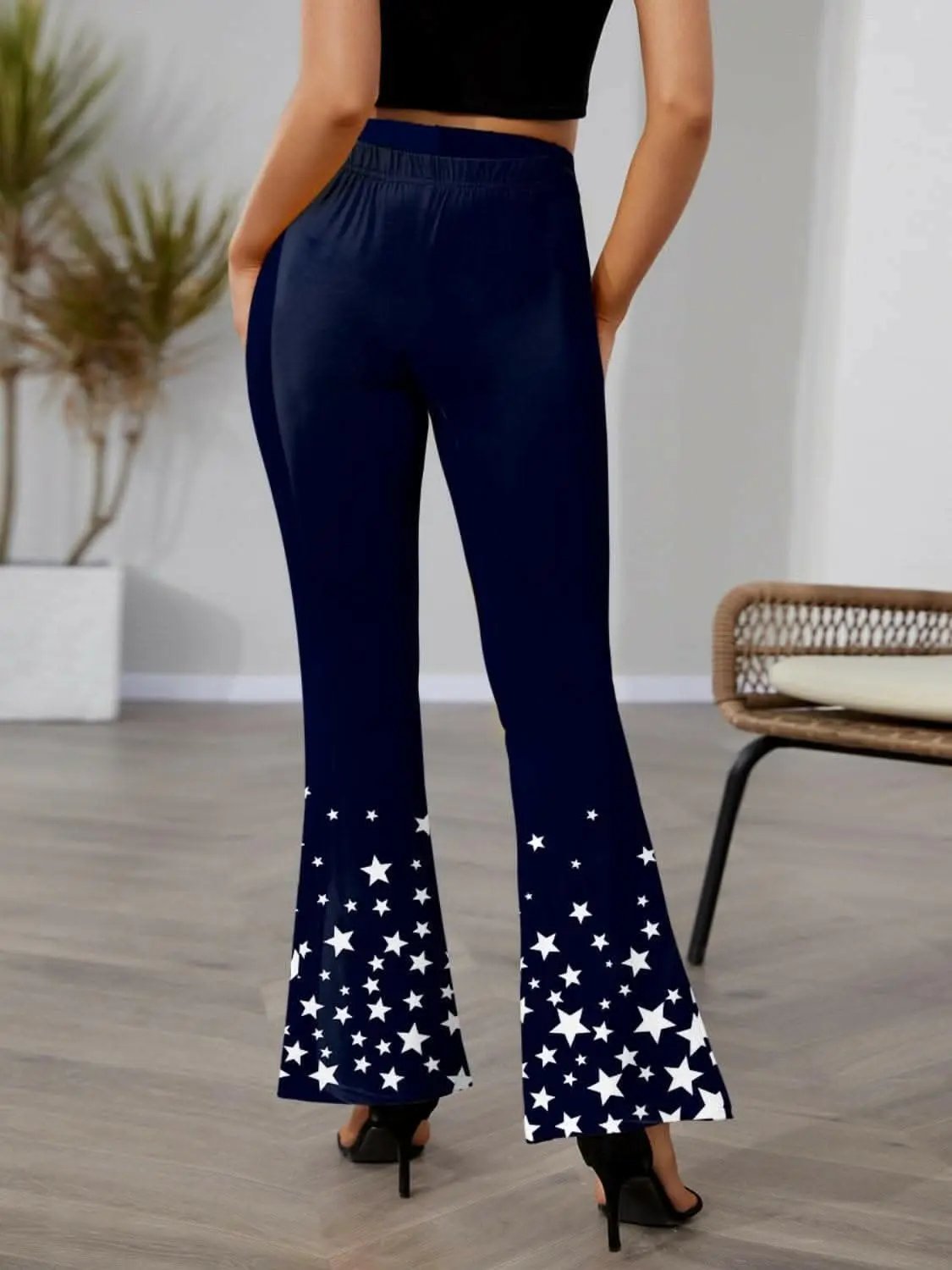 Trendsi just arrived - Twinkle flared elastic pants