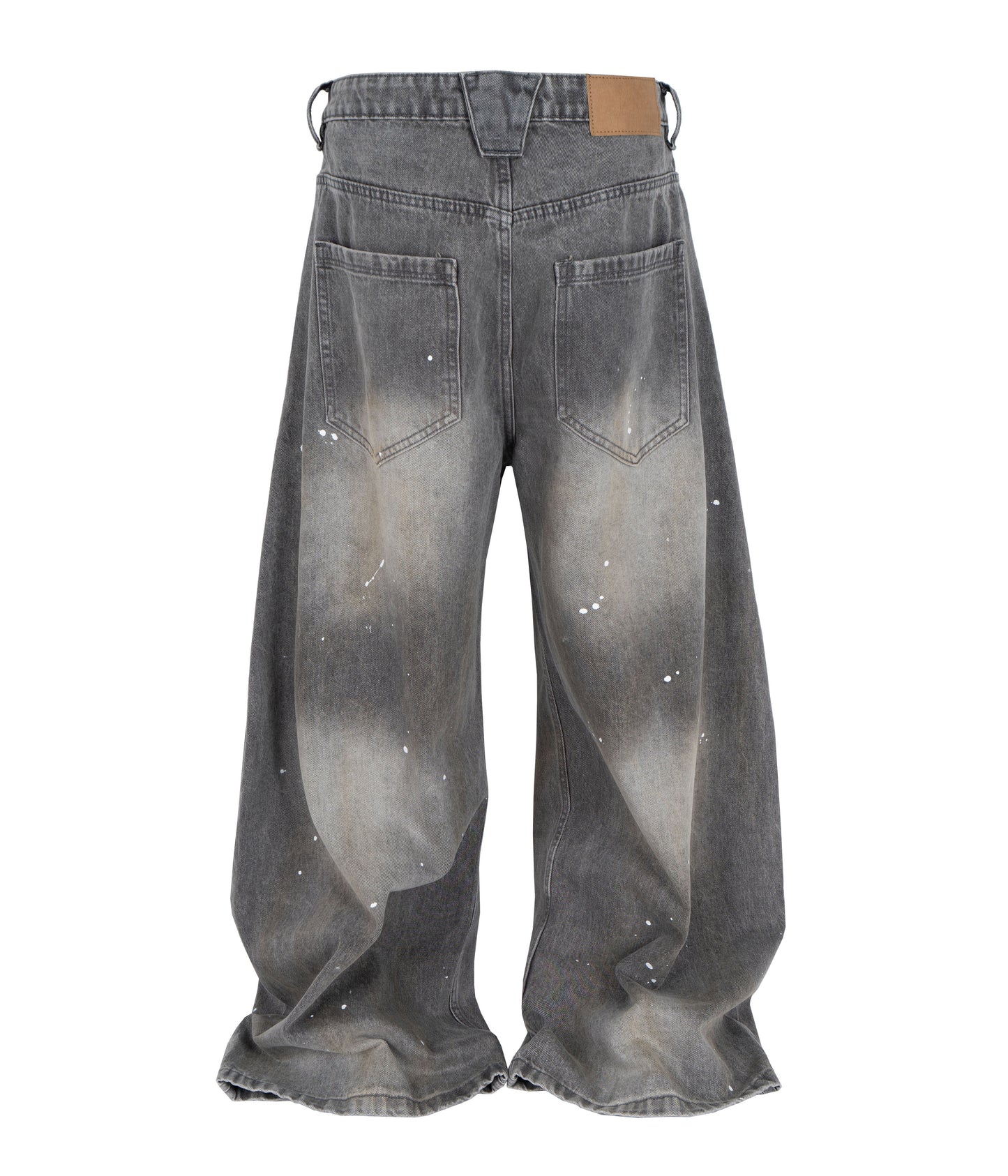 SLATE WIDEBOY SPLATTER DENIM