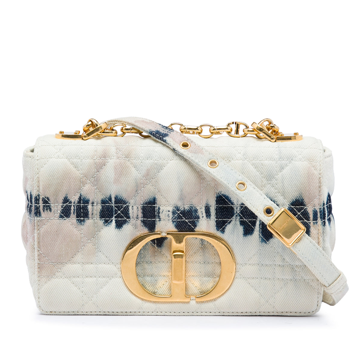 Dior Crossbody Caro White Denim