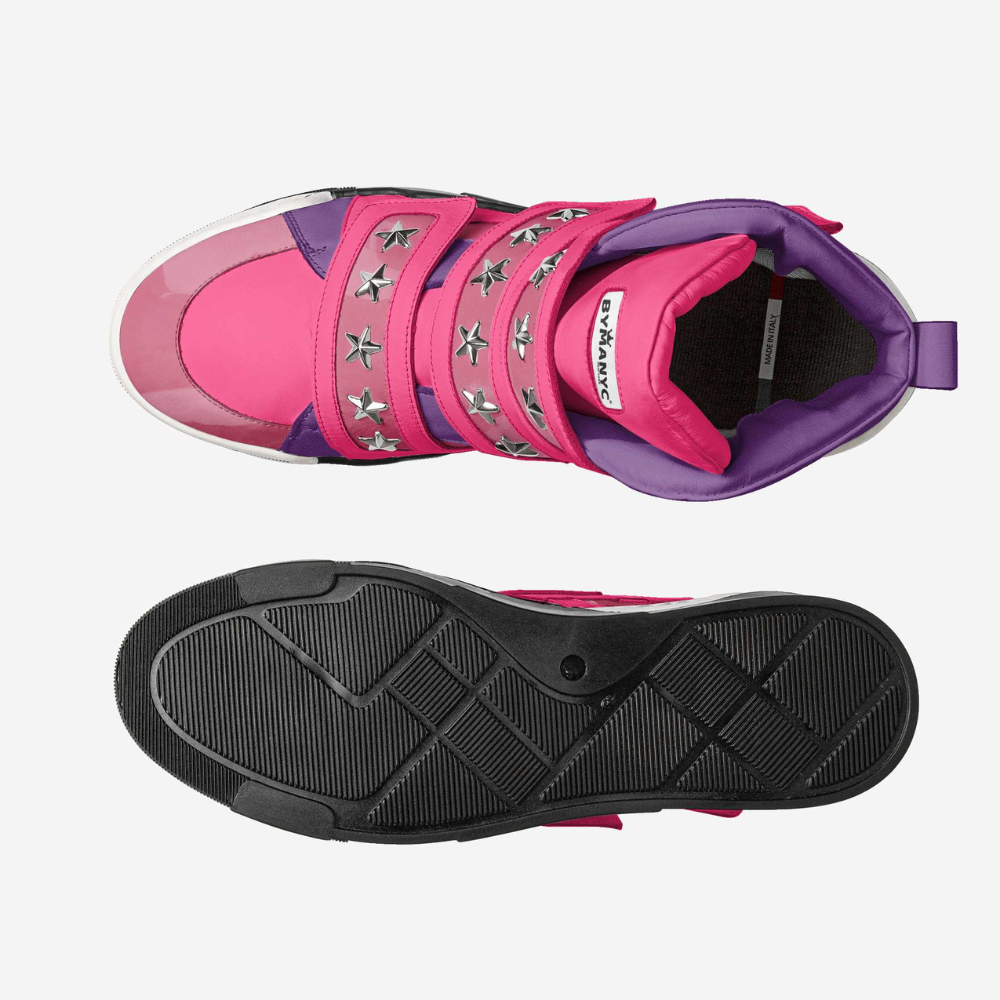 Unisex Limited Edition CHELSEA PINK High-Tops BYMANYC ® New York