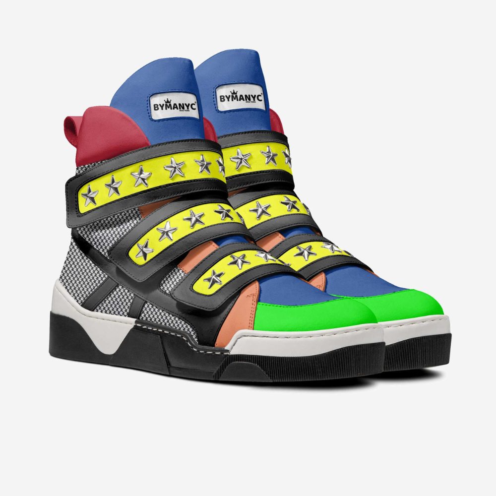 Unisex Limited Edition EAST VILLAGE MULTI High-Tops BYMANYC ® New York