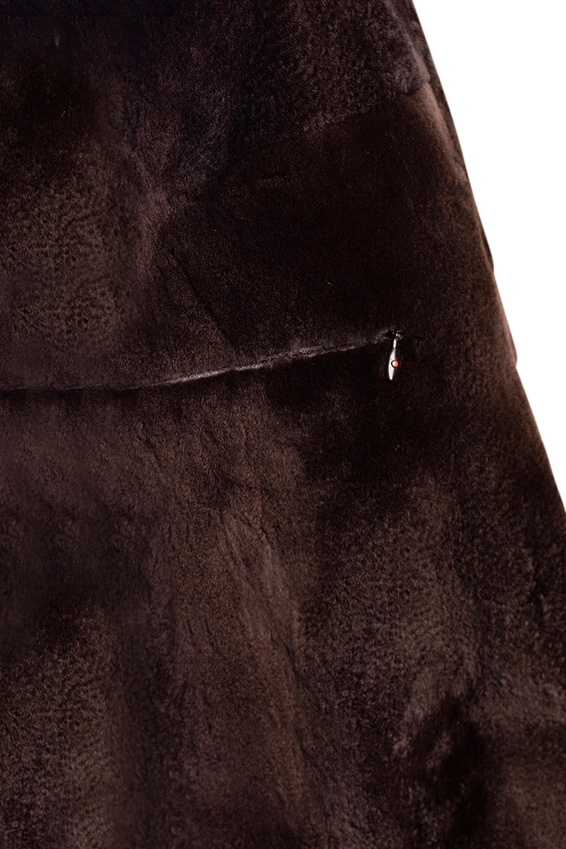 Kired by Kiton KONE Cashmere-Mink Fur Overcoat
