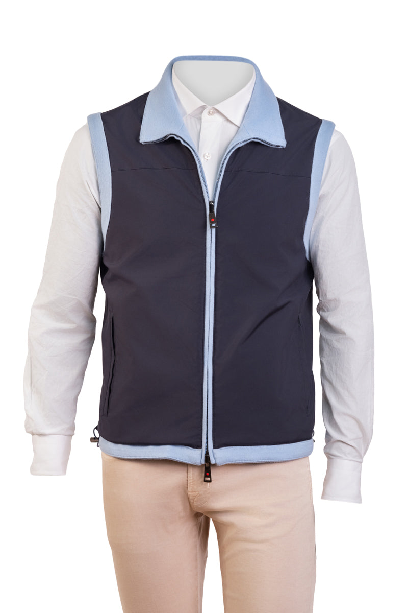 Kired by Kiton Gange Reversible Cashmere Vest